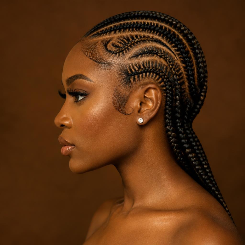 Stitch cornrows